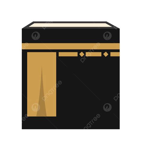 Vector Illustration Of Kaaba Kaaba Mecca Muslim Png And Vector With