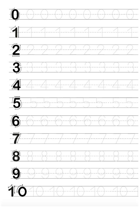 Number And Alphabet Tracing Sheets