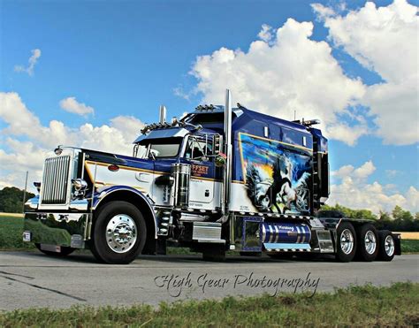 Custom Peterbilt Conventional With A Custom Large Aerodyne Sleeper