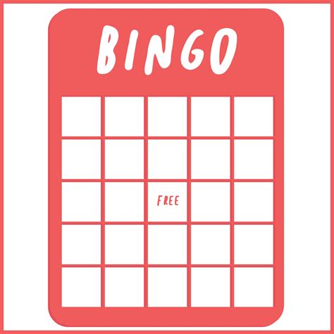 Bingo Template 10 Free Pdf Printables Printablee