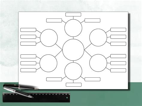 Mind Map Templates Bundle Printable And Editable Pdf Idea Board Mind