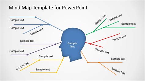 Simple Mind Map Template For Powerpoint Slidemodel