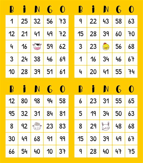 Number Bingo Cards 10 Free Pdf Printables Printablee