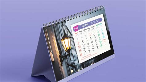 Desain Kalender 2020 Lengkap Cdr Jawa Hijriah Masehi Mas Trigus