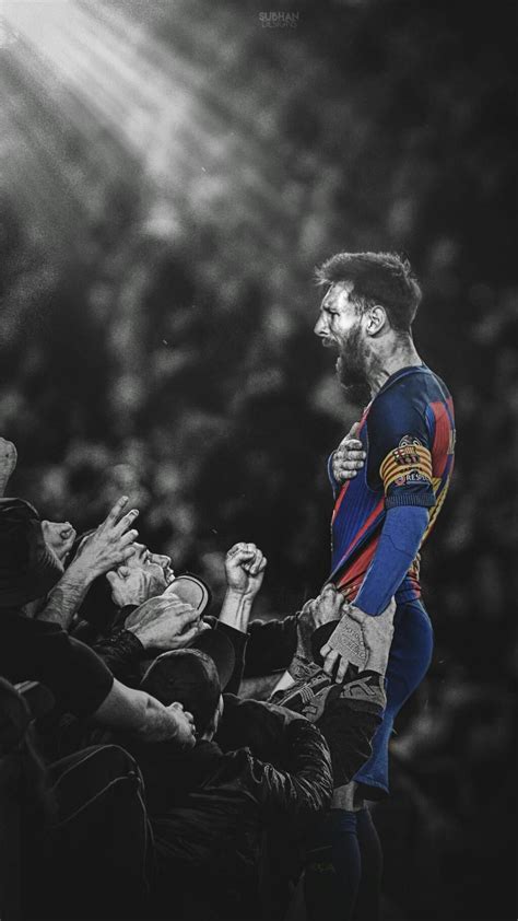 Messi Dark Wallpapers Wallpaper Cave