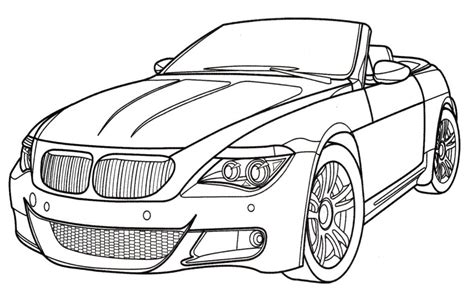 Dibujos De Bmw Para Colorear Imprime Gratis Para Niños