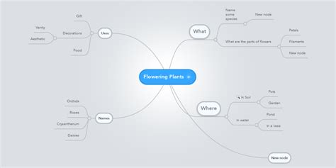 Flowering Plants Mindmeister Mind Map