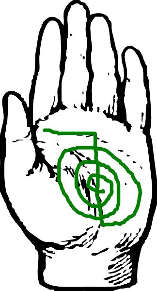 Healing Hand With Reiki Symbol Clip Art At Vector Clip Art