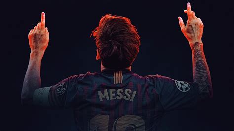 Messi Dark Wallpapers Wallpaper Cave