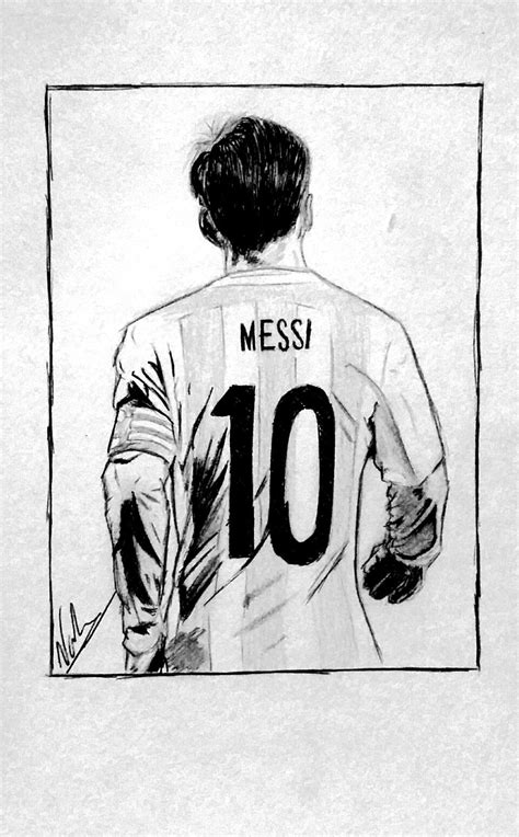 Dibujos A Lápiz De Messi Dibujos A Lápiz Dibujos De Colorear