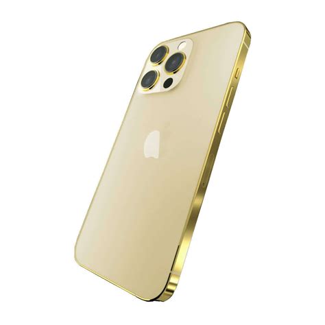 24k Gold Plated Frame Apple Iphone 13 Pro Max Gold 128gb