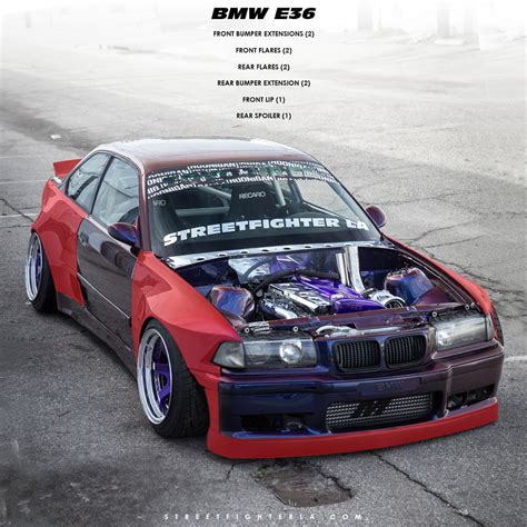 Bmw E36 Wide Body Kit Streetfighter La Streetfighter La