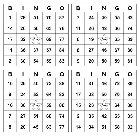 Number Bingo 10 Free Pdf Printables Printablee