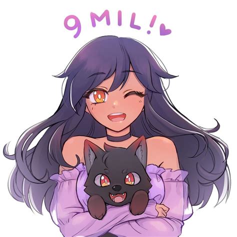 Aph Hit 9 Million Subscribers Aphmau Fan Art Aphmau Aphmau Characters