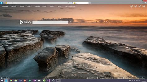 Full Screen Bing Concept Rmicrosoft