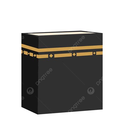 Vector Illustration Of Kaaba Mecca Hajj Kaaba Png And Vector With