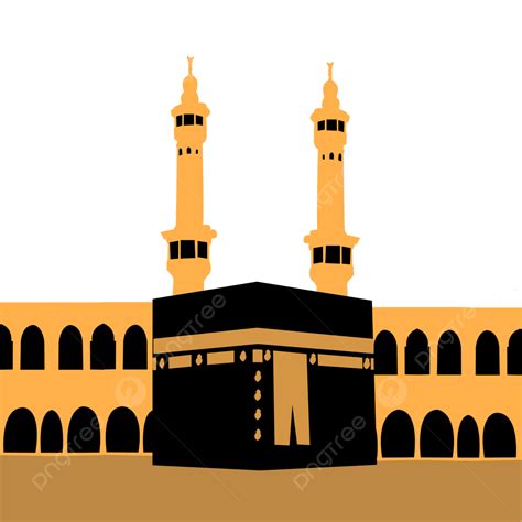 Simple Illustration Of Kabah Kabah Kaaba Kaaba Mecca Png And Vector