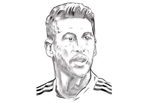 Los Mejores Dibujos De Sergio Ramos Para Colorear ☀️ Todo Para Colorear