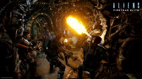 Aliens Fireteam Elite Hd Wallpaper Intense Battle Action