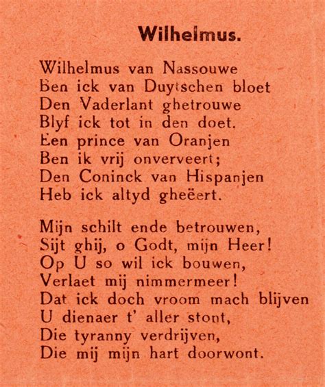 Nous le jurons tous, tu vivras ! Wilhelmus van Nassouwe - Het Geheugen van Nederland ...