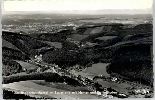 Hemer Hemer Bredenbruchertal Fliegeraufnahme  x / Hemer /Maerkischer Kreis LKR