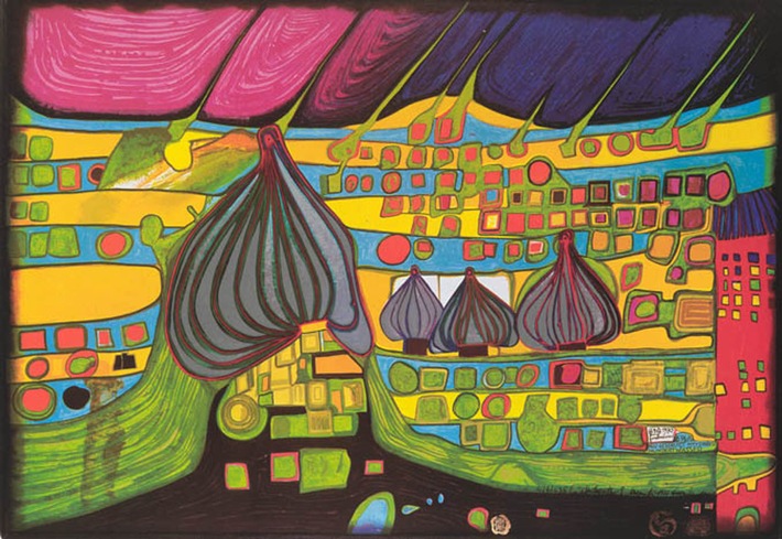 Ausstellung: Kunst, Natur, Mensch - Friedensreich Hundertwasser