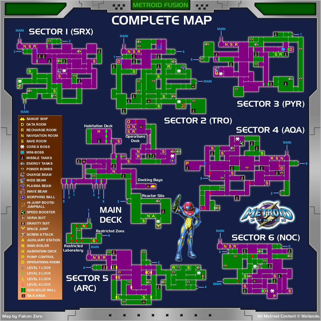 Metroid Zero Mission Map фото в формате jpeg, большая база найденных ...