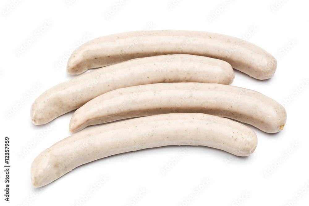 raw german bratwurst