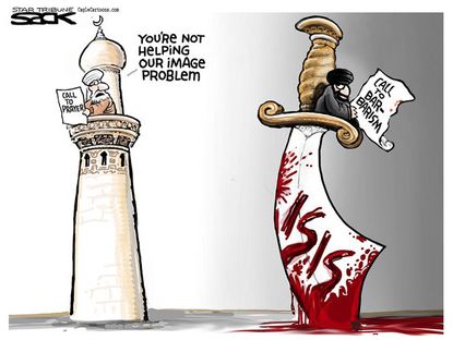 Editorial cartoon world ISIS