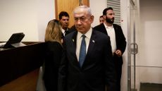 Benjamin Netanyahu in court for corruption trial