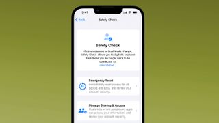 iOS 16 safety check