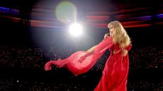 Taylor Swift performs onstage during the final stop on her Eras tour