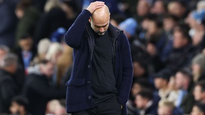 Pep Guardiola devastated after loss to Manchester United