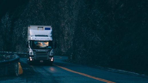 truck on local highway