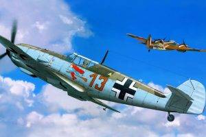 Messerschmitt, Messerschmitt Bf 109, Luftwaffe, Artwork, Military Aircraft, World War II, Germany