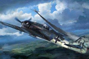 World War II, Fw 190, Focke Wulf, Luftwaffe, Germany, Military, Aircraft, Military Aircraft, Airplane