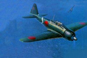 Japan, World War II, Zero, Mitsubishi, Airplane, Military, Military Aircraft, Aircraft, Japanese