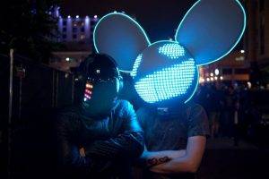 deadmau5, Daft Punk, DJ, Mask, Black, Tattoo