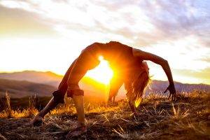 women sunlight sunset