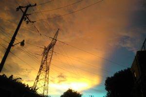 clouds, Powerlines, Sky