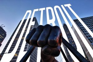 Detroit, USA, Watermarked