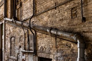 old, Metal, Rust, Building, Pipes