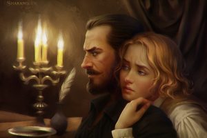 men, Women, Fantasy art, Candles, Artwork