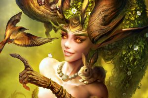 Lunara, Fantasy girl, Fantasy art