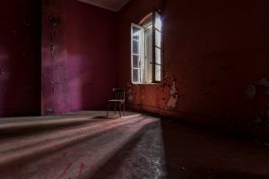 room, Red, Old, Chair, Window