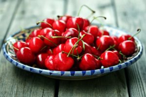 plates, Food, Red, Fruit, Cherries