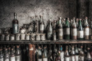 old, Bottles