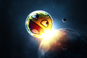 epic smiley, Space, Parody