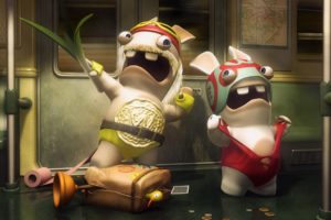 funny, Insane, Wrestling, Raving, Rabbids