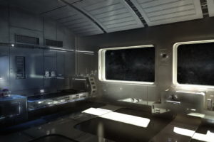 s, F, , Future, Spaceship, Interior